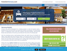 Tablet Screenshot of hotelsinverona.com